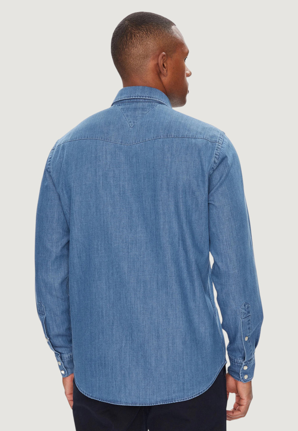 Camicia manica lunga Tommy Hilfiger LIGHTWEIGHT DENIM WE