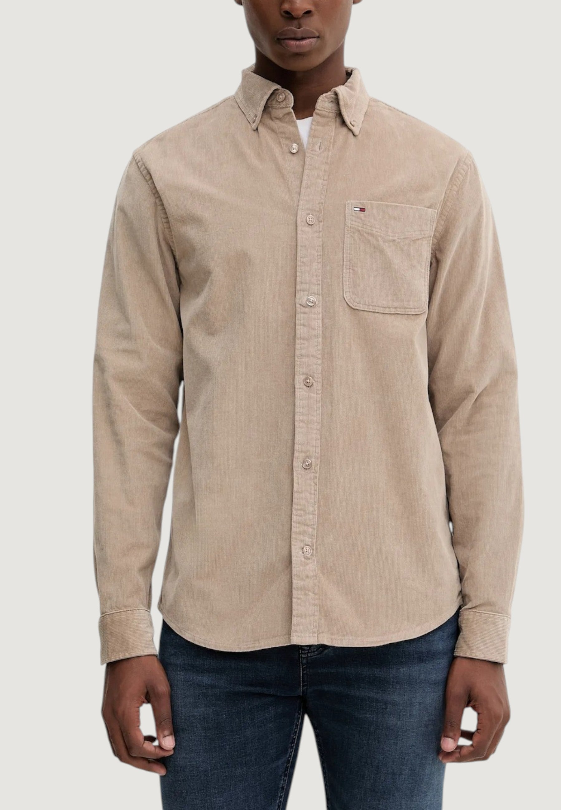 Long sleeve shirt Tommy Hilfiger Jeans TJM REG BABY CORD SH