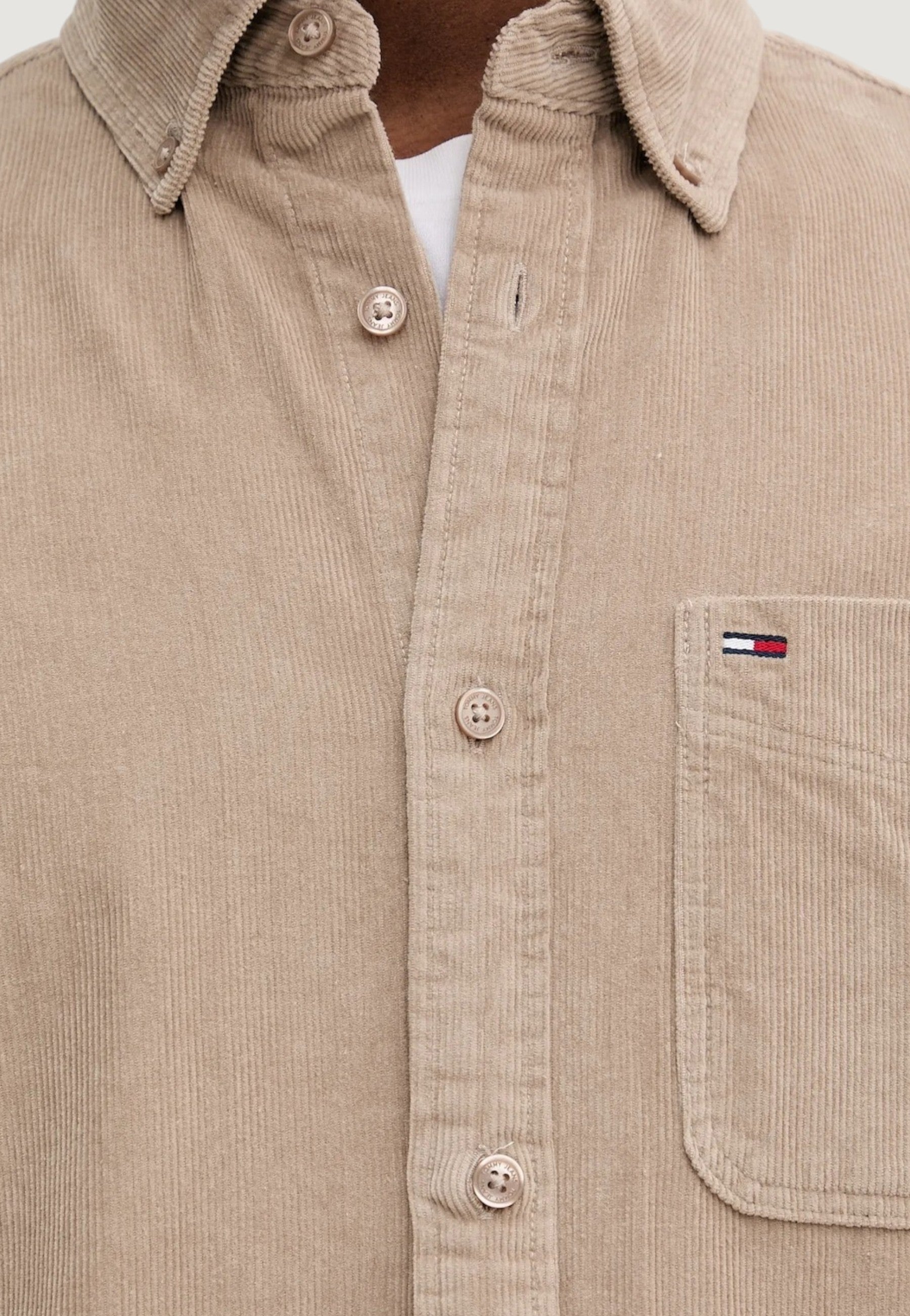 Long sleeve shirt Tommy Hilfiger Jeans TJM REG BABY CORD SH