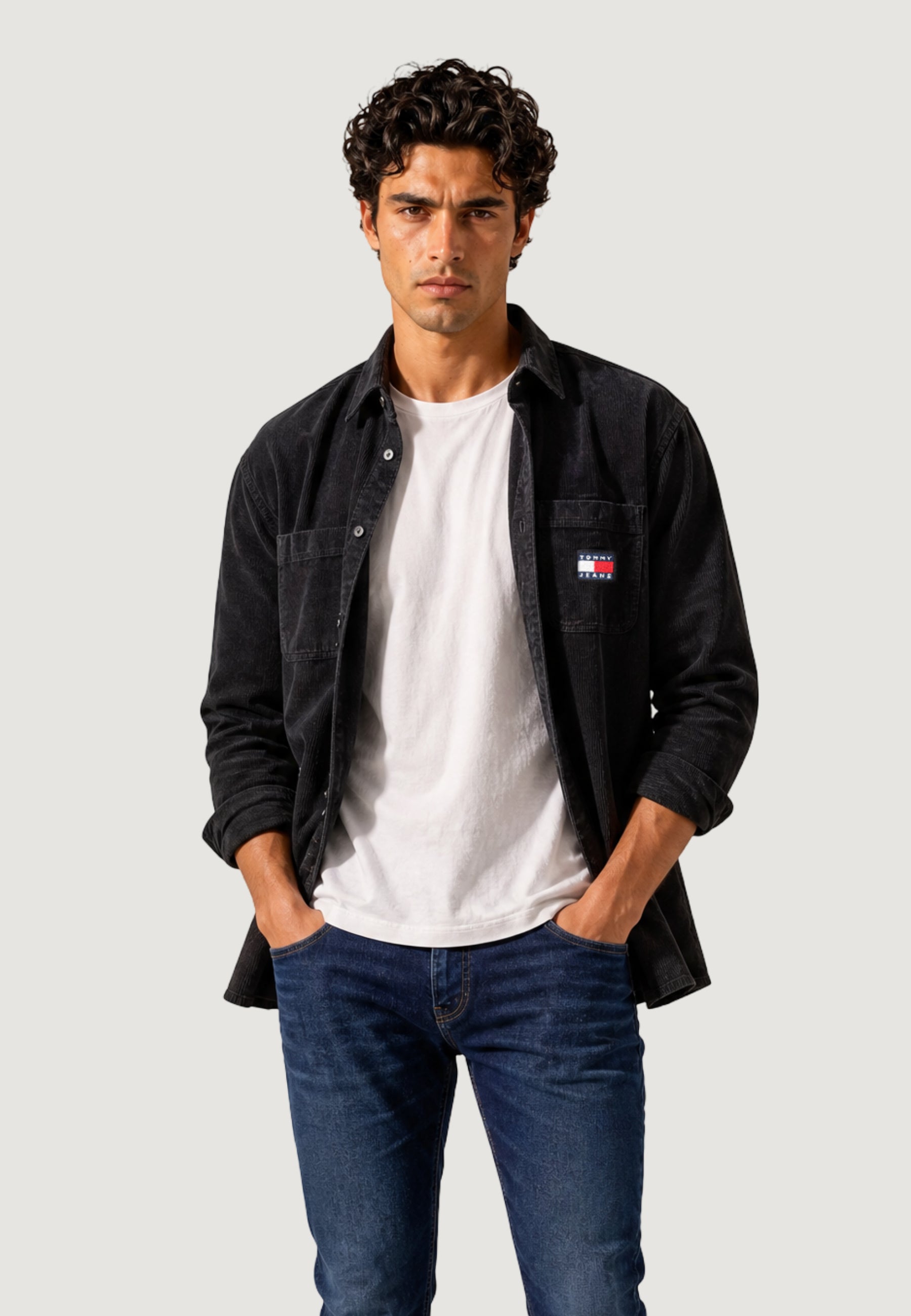 Camicia manica lunga Tommy Hilfiger Jeans DM0DM23705