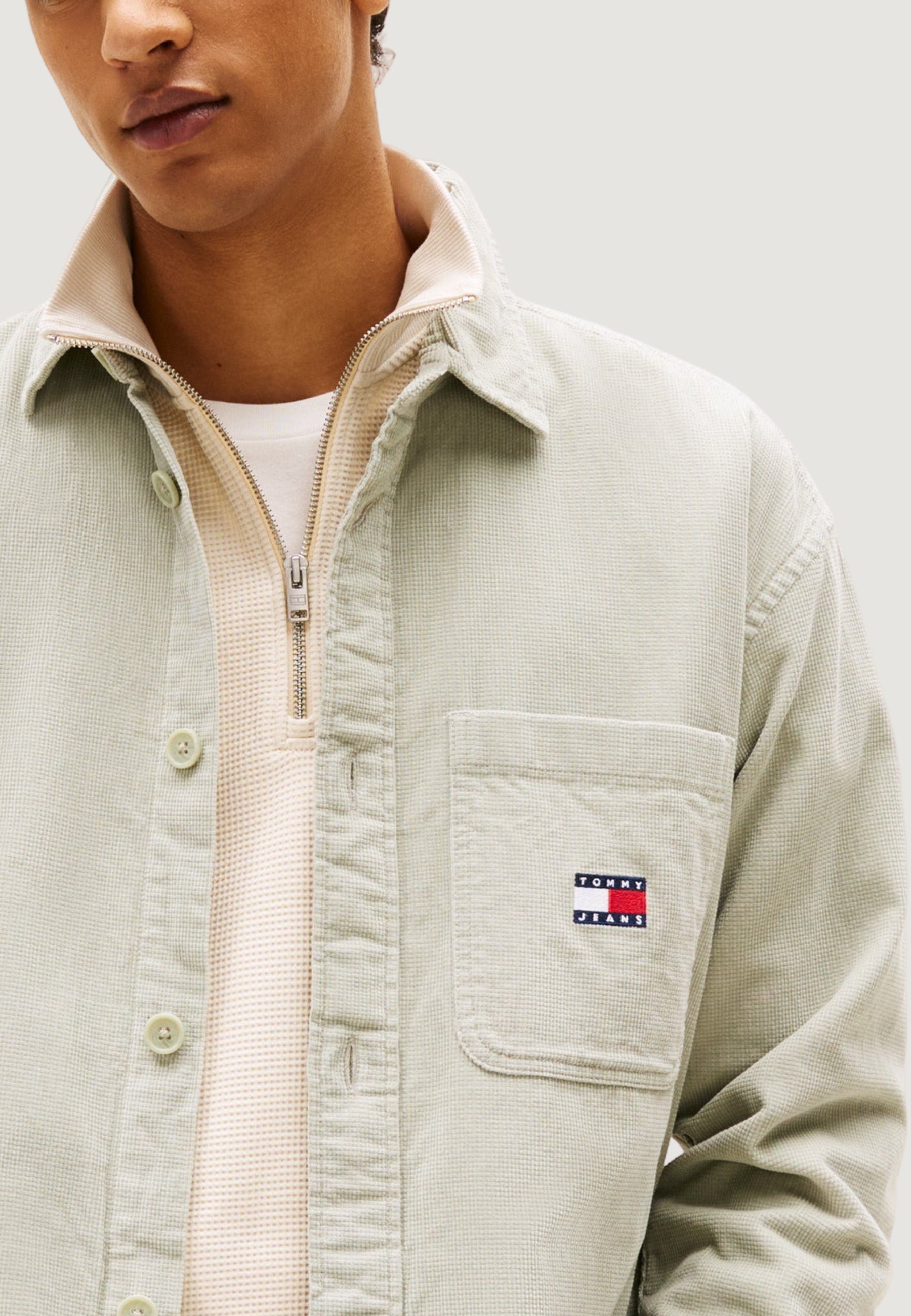 Long sleeve shirt Tommy Hilfiger Jeans TJM BRICK CORD OVERS