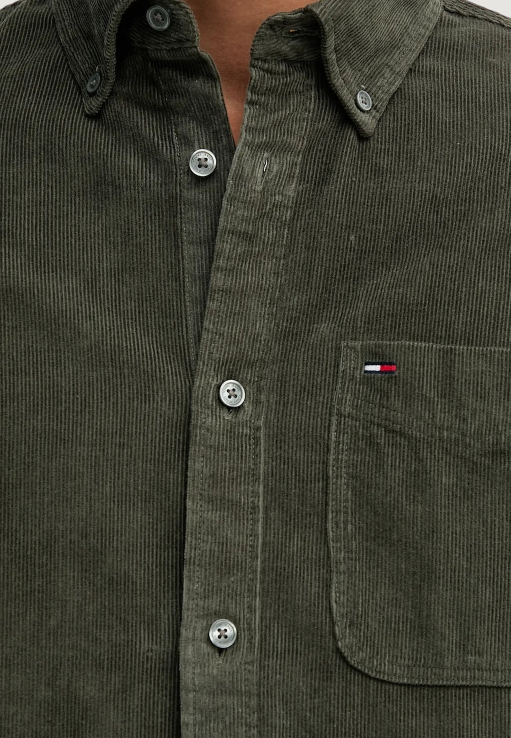 Camicia manica lunga Tommy Hilfiger Jeans TJM REG BABY CORD SH