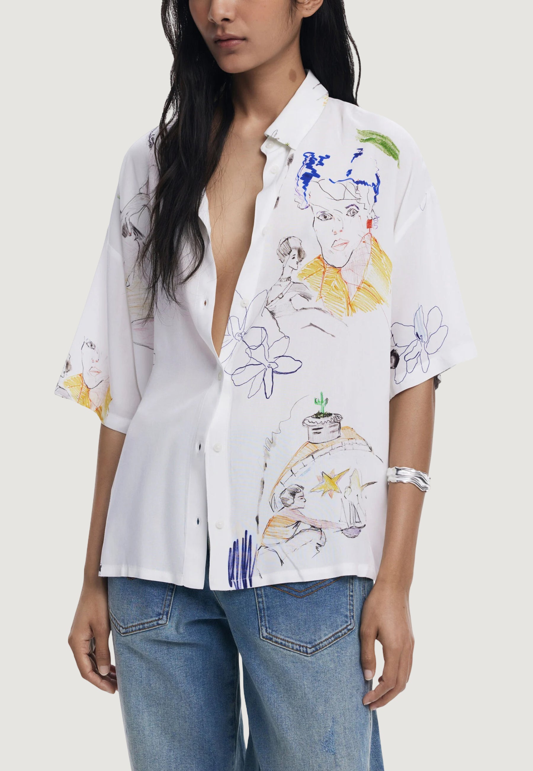 Camicia manica corta Desigual CAM CRAY