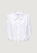 Camicia manica corta I am Blusa Tencel Smanicata