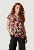 Camicia manica corta I am Blusa Viscosa Floreale