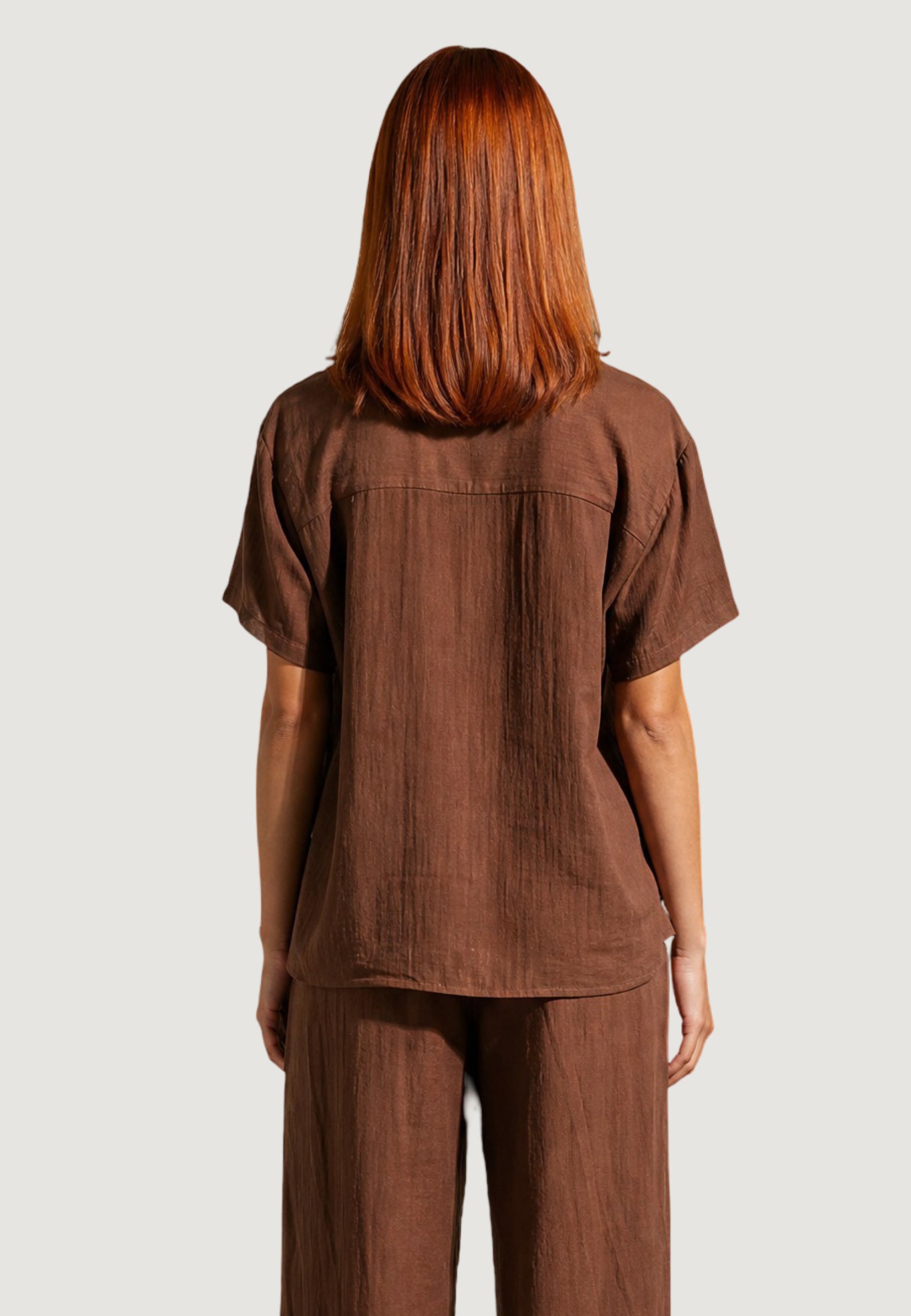 Short sleeves shirts I am CAMICIA CRINKLE CON MANICA CORTA E FONDO STONDATO