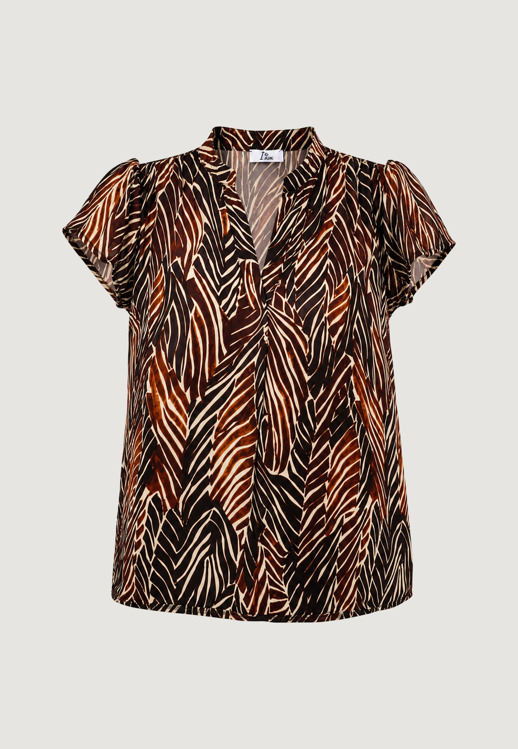 Camicia manica corta I am Blusa Viscosa Floreale