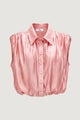 Camicia manica corta I am Blusa Tencel Smanicata
