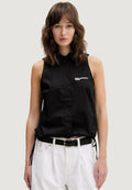 Short sleeves shirts Karl Lagerfeld Jeans KLJ Sleeveless Blouse