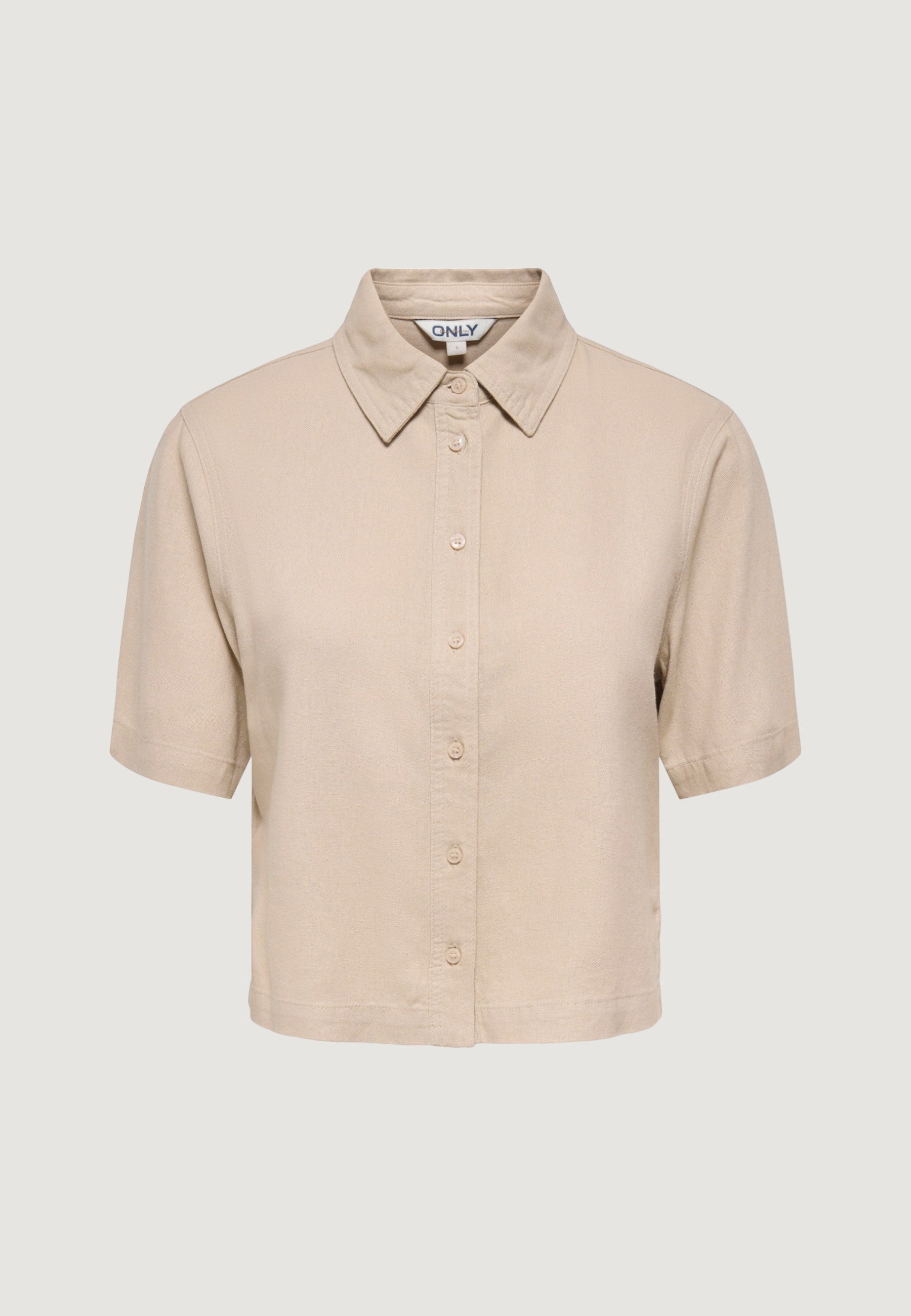 Camicia manica corta Only Onlgoa S/S Linen Bl Shirt Cc Pnt