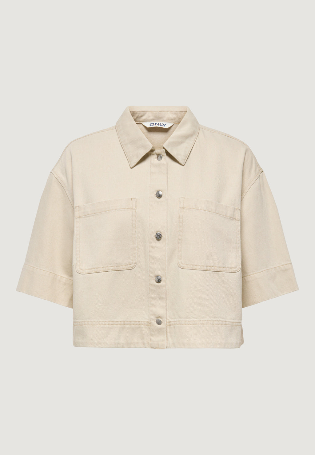 Short sleeves shirts Only Onlcleo-Maisa S/S Crop Pnt