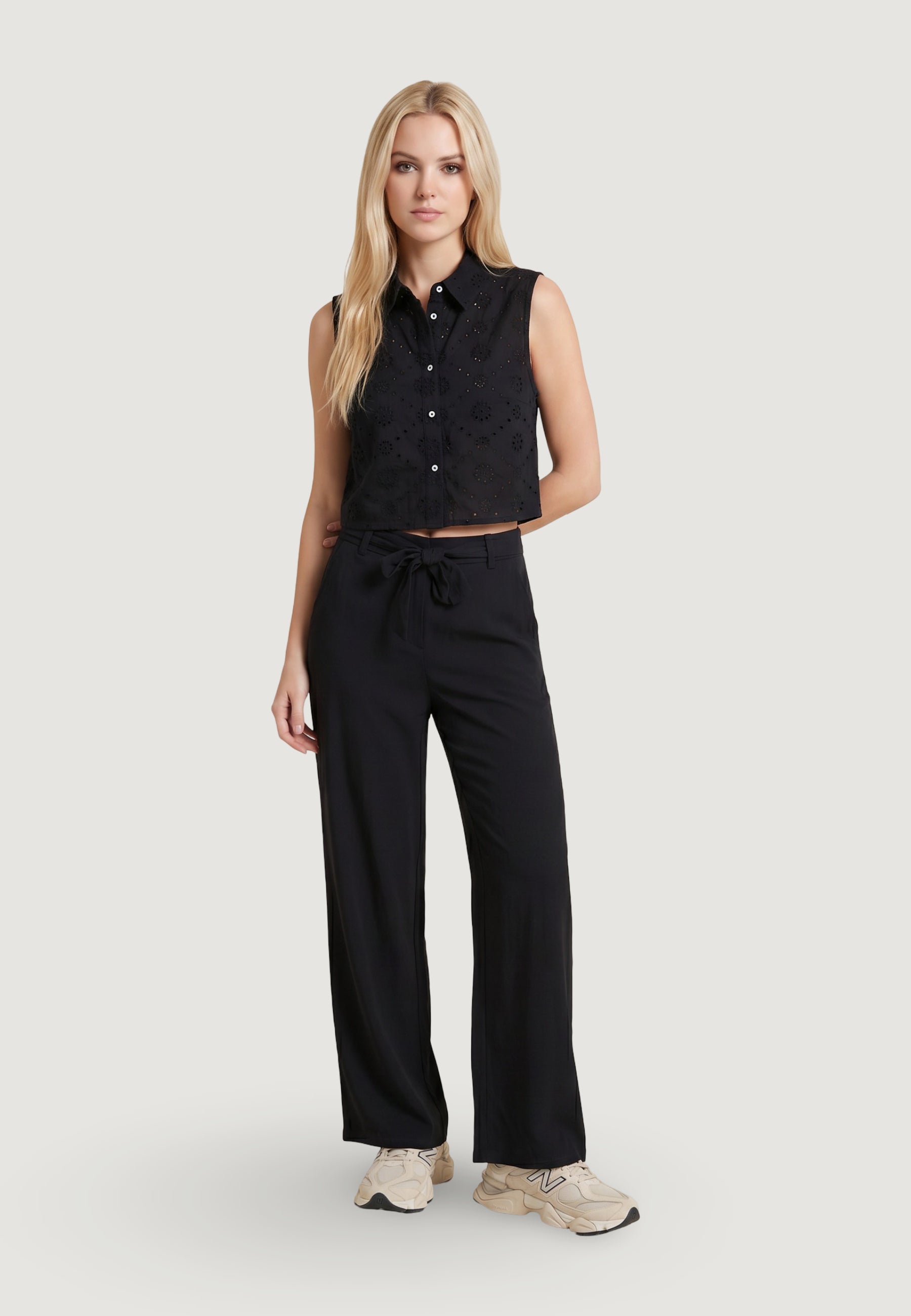 Short sleeves shirts Only Onlalithea Sl Short Emb Wvn