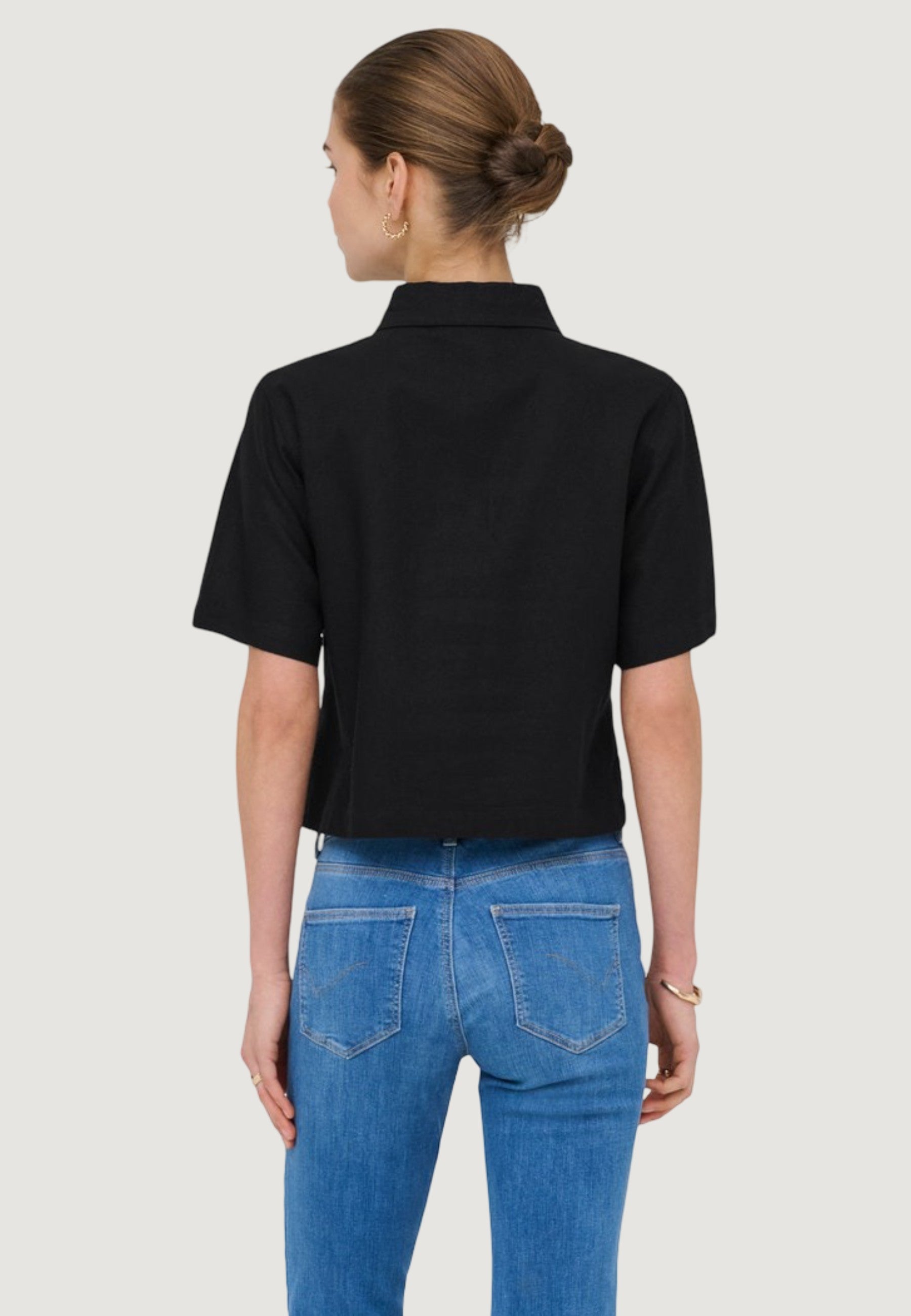 Camicia manica corta Only Onlgoa S/S Linen Bl Shirt Cc Pnt