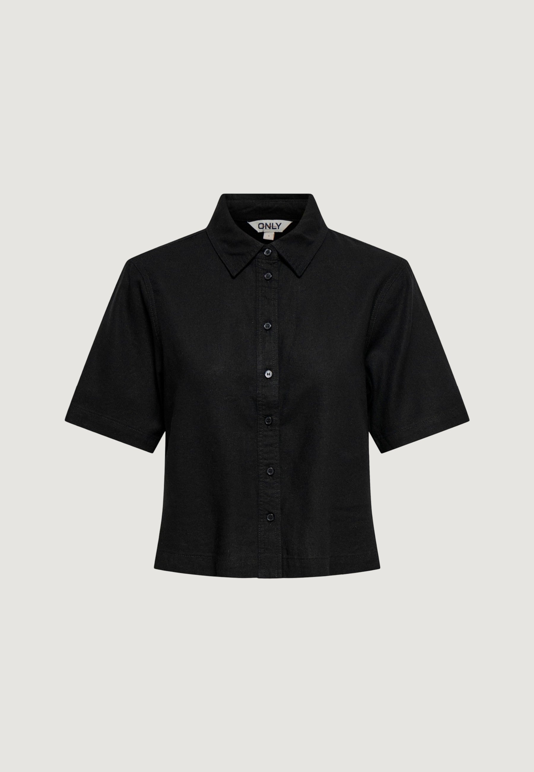Camicia manica corta Only Onlgoa S/S Linen Bl Shirt Cc Pnt