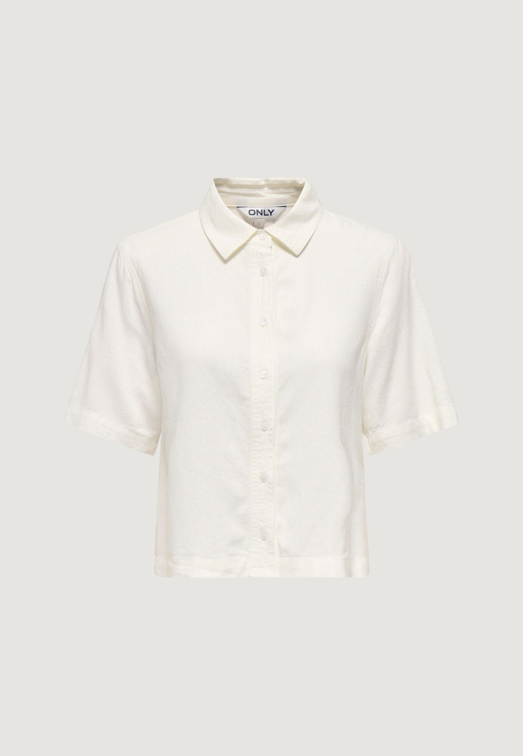 Camicia manica corta Only Onlgoa S/S Linen Bl Shirt Cc Pnt