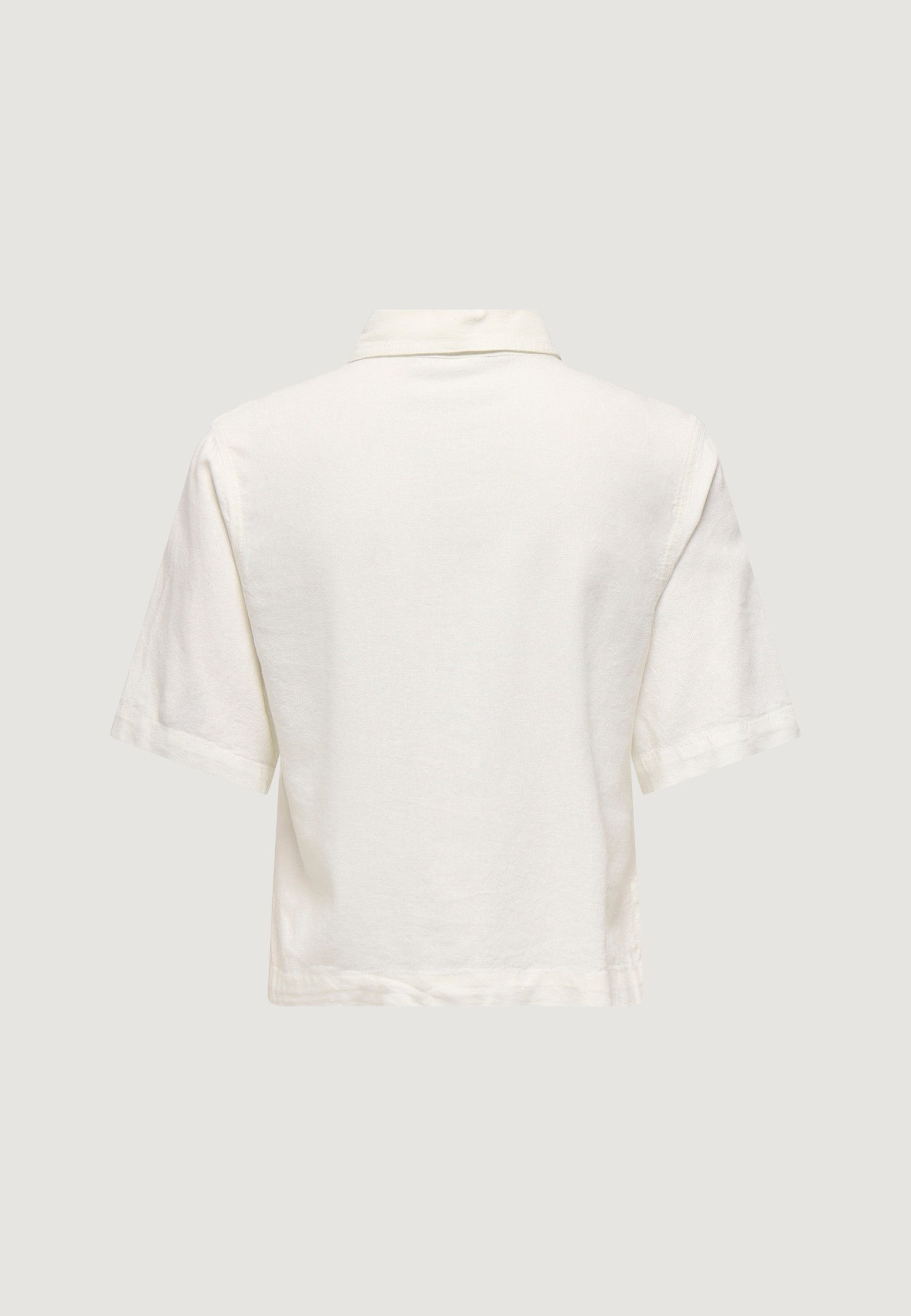 Camicia manica corta Only Onlgoa S/S Linen Bl Shirt Cc Pnt