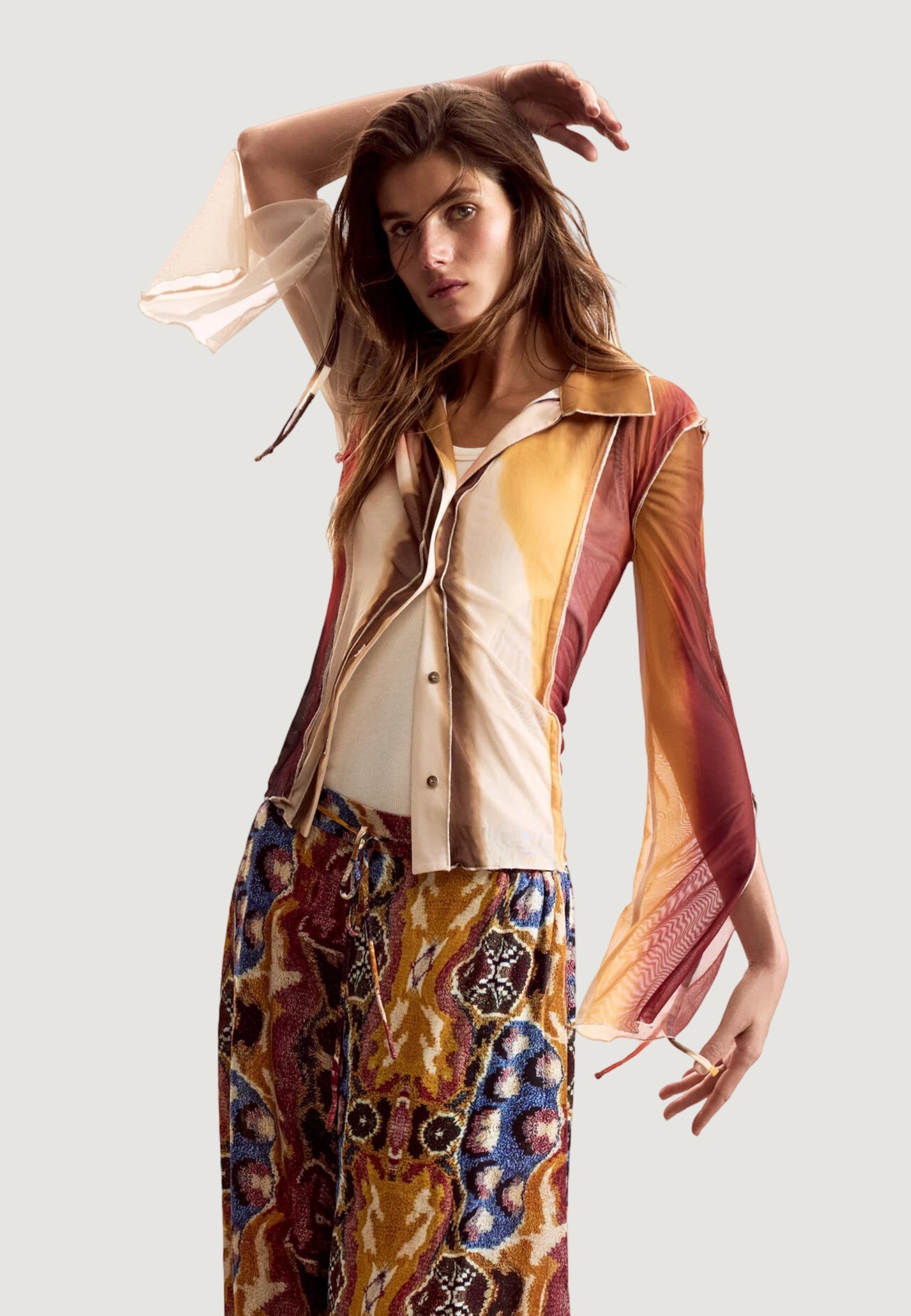 Camicia manica lunga Desigual TS_PAINT_LACROIX