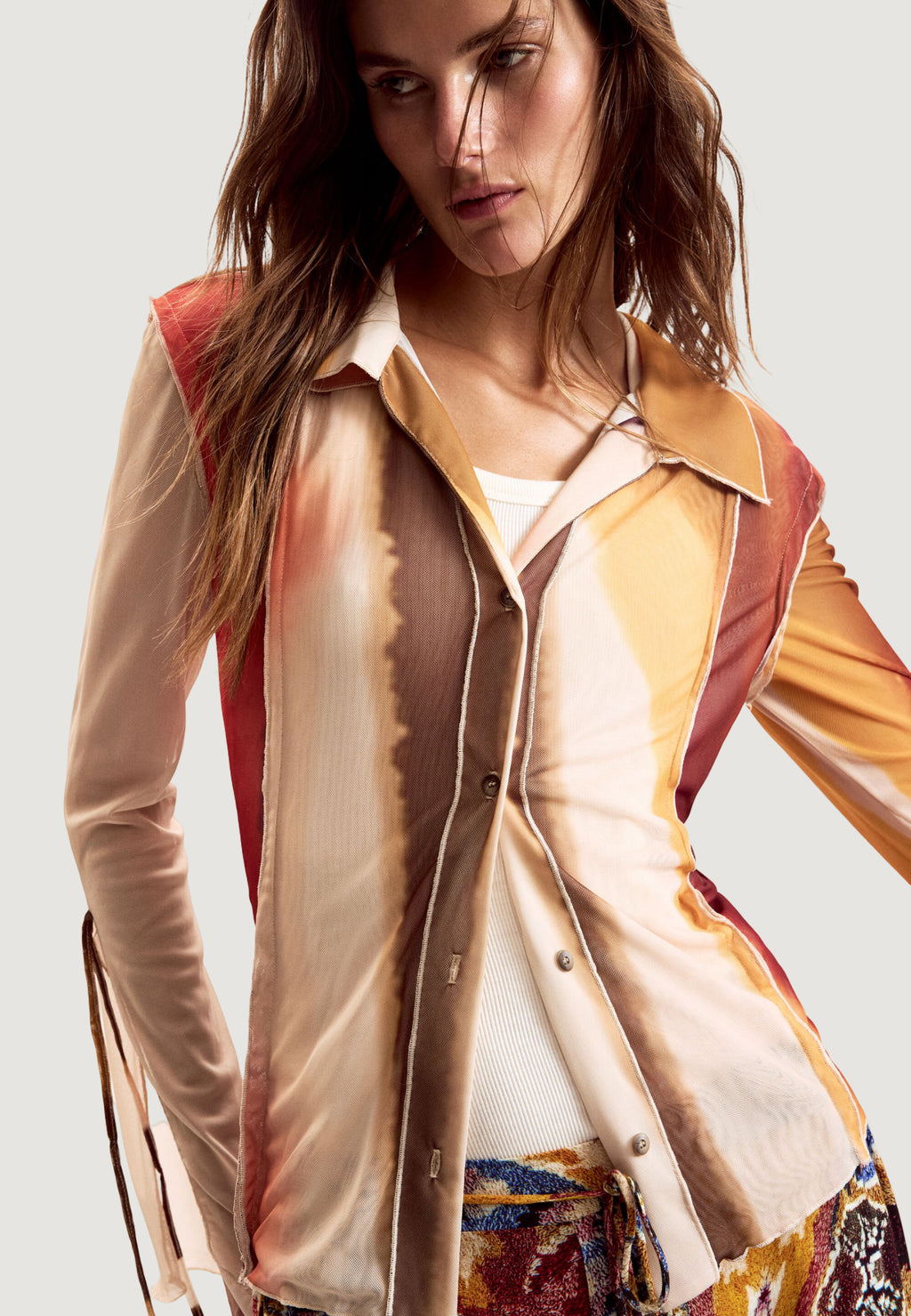 Camicia manica lunga Desigual TS_PAINT_LACROIX