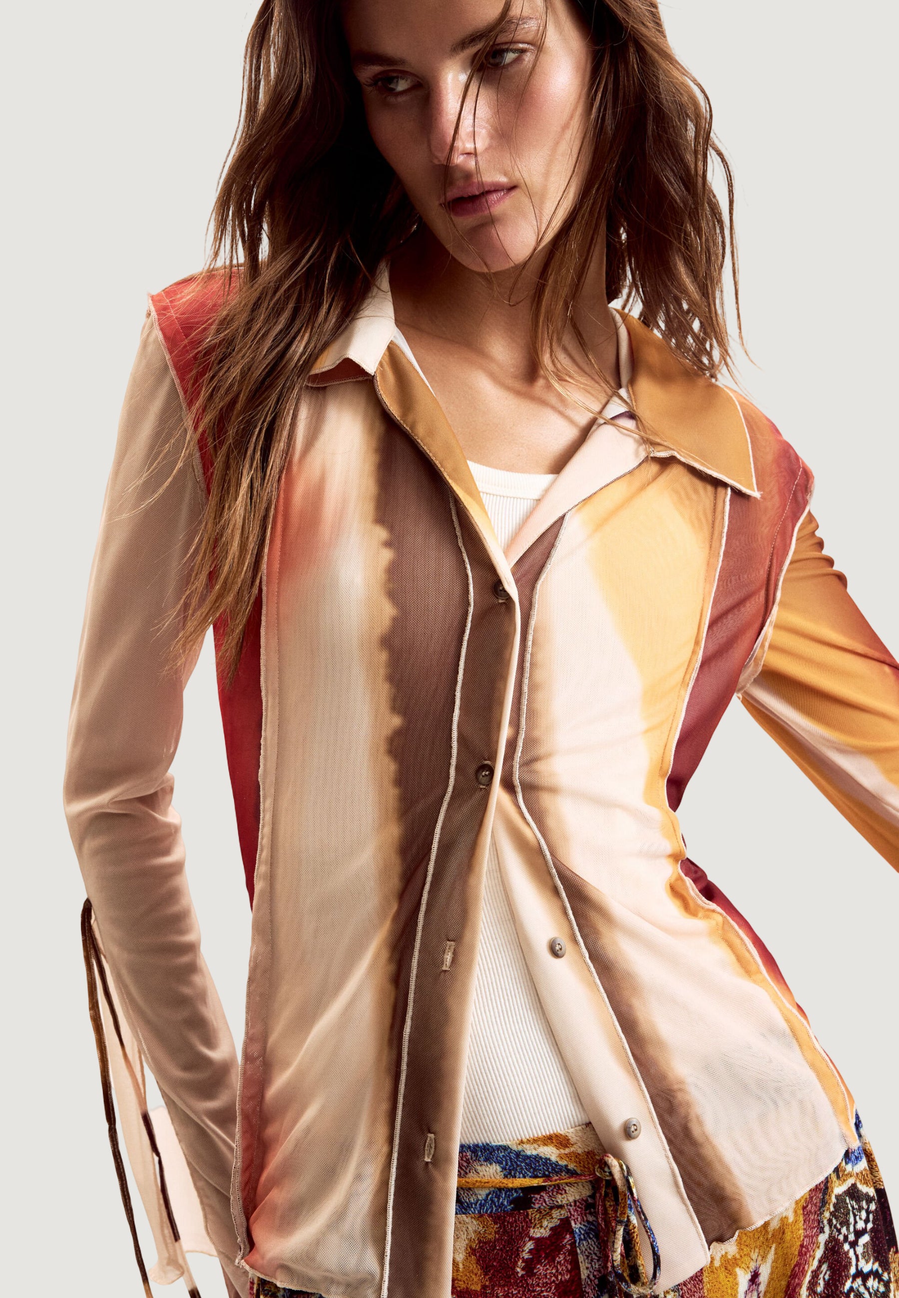 Camicia manica lunga Desigual TS_PAINT_LACROIX