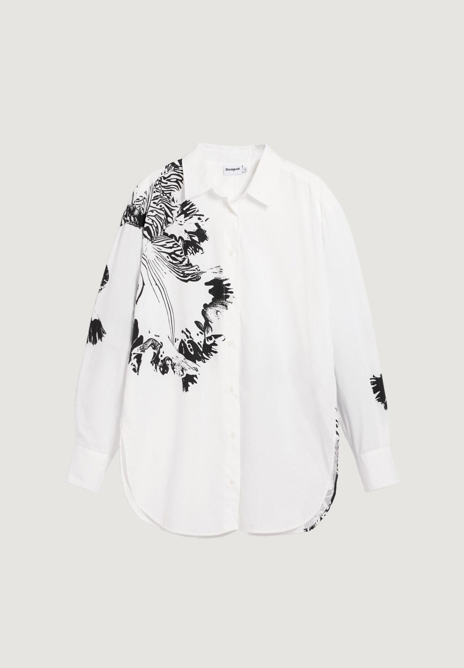Long sleeves shirts Desigual CAM_ORCHID_LACROIX