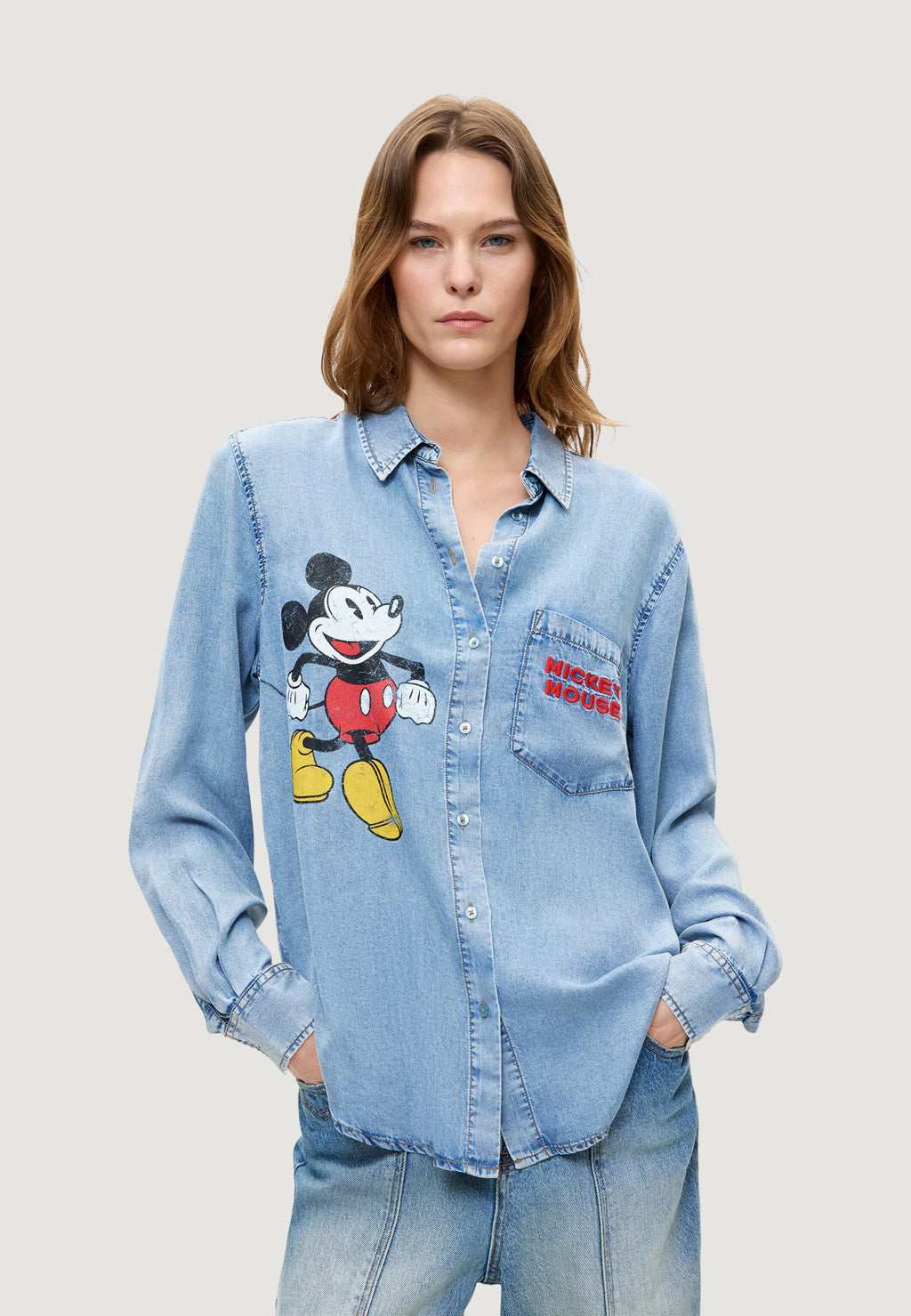 Camicia manica lunga Desigual CAM_MICKEY