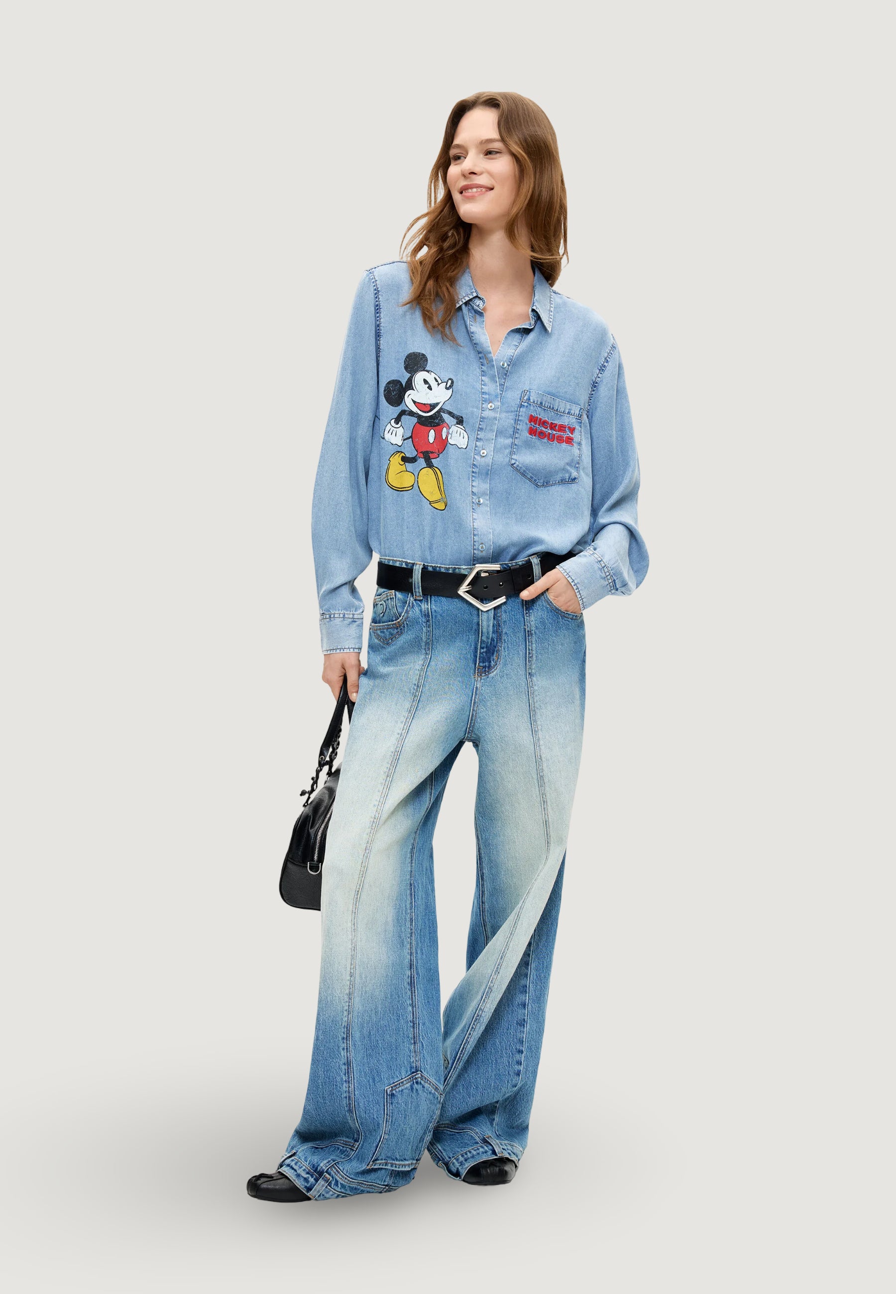 Camicia manica lunga Desigual CAM_MICKEY