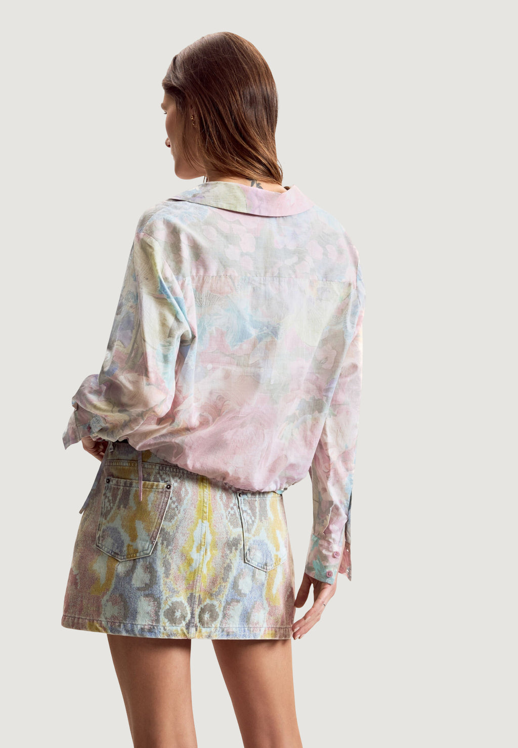 Camicia manica lunga Desigual CAM_FLOWERS_LACRO