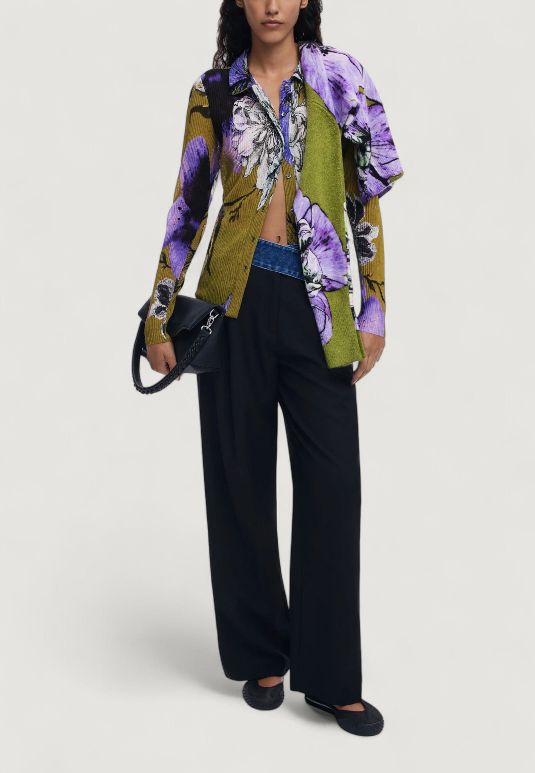 Camicia manica lunga Desigual TS_TULLEFLOWER_L