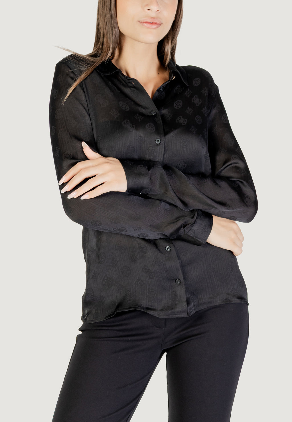 Camicia manica lunga Guess LS MARTHE LOGO SHIRT
