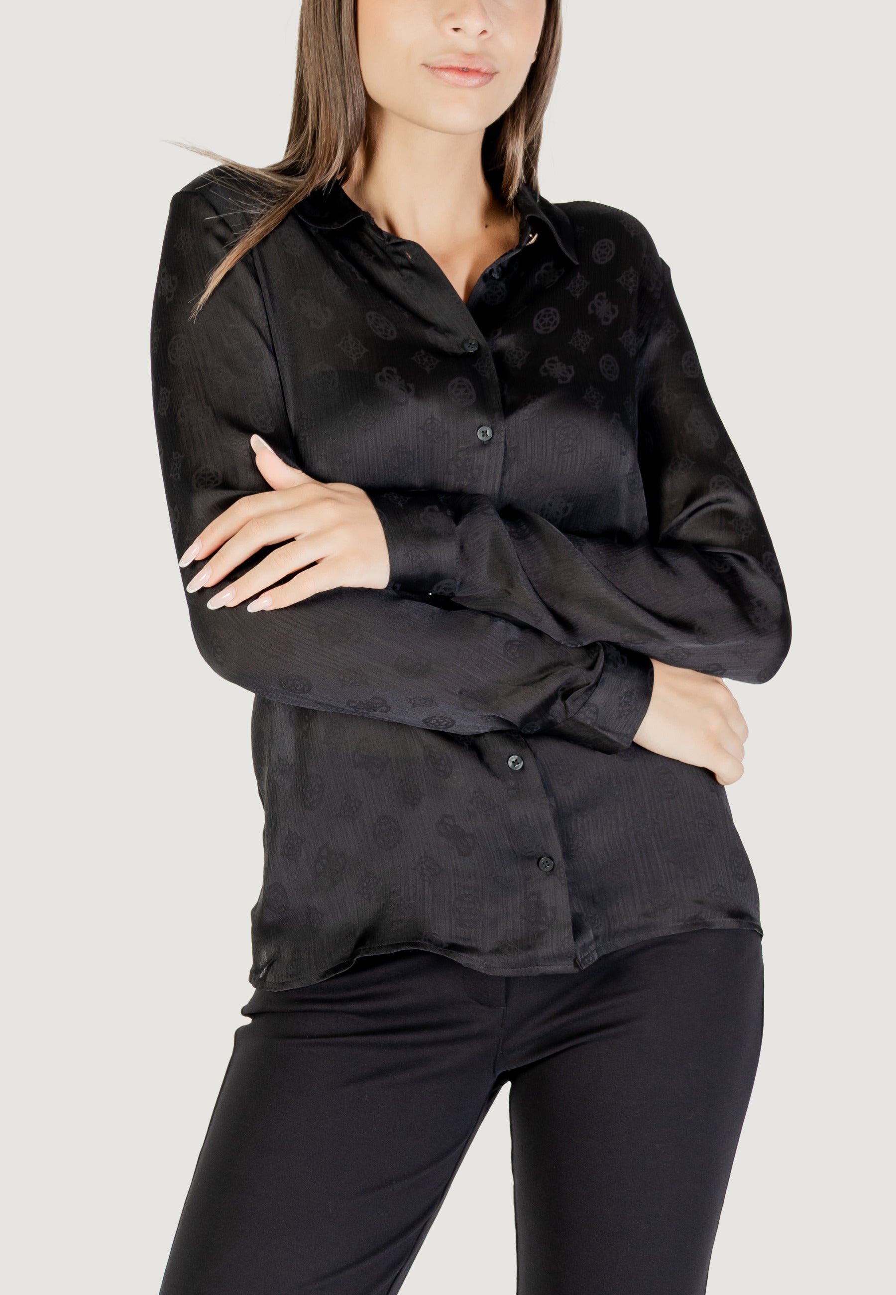 Camicia manica lunga Guess LS MARTHE LOGO SHIRT