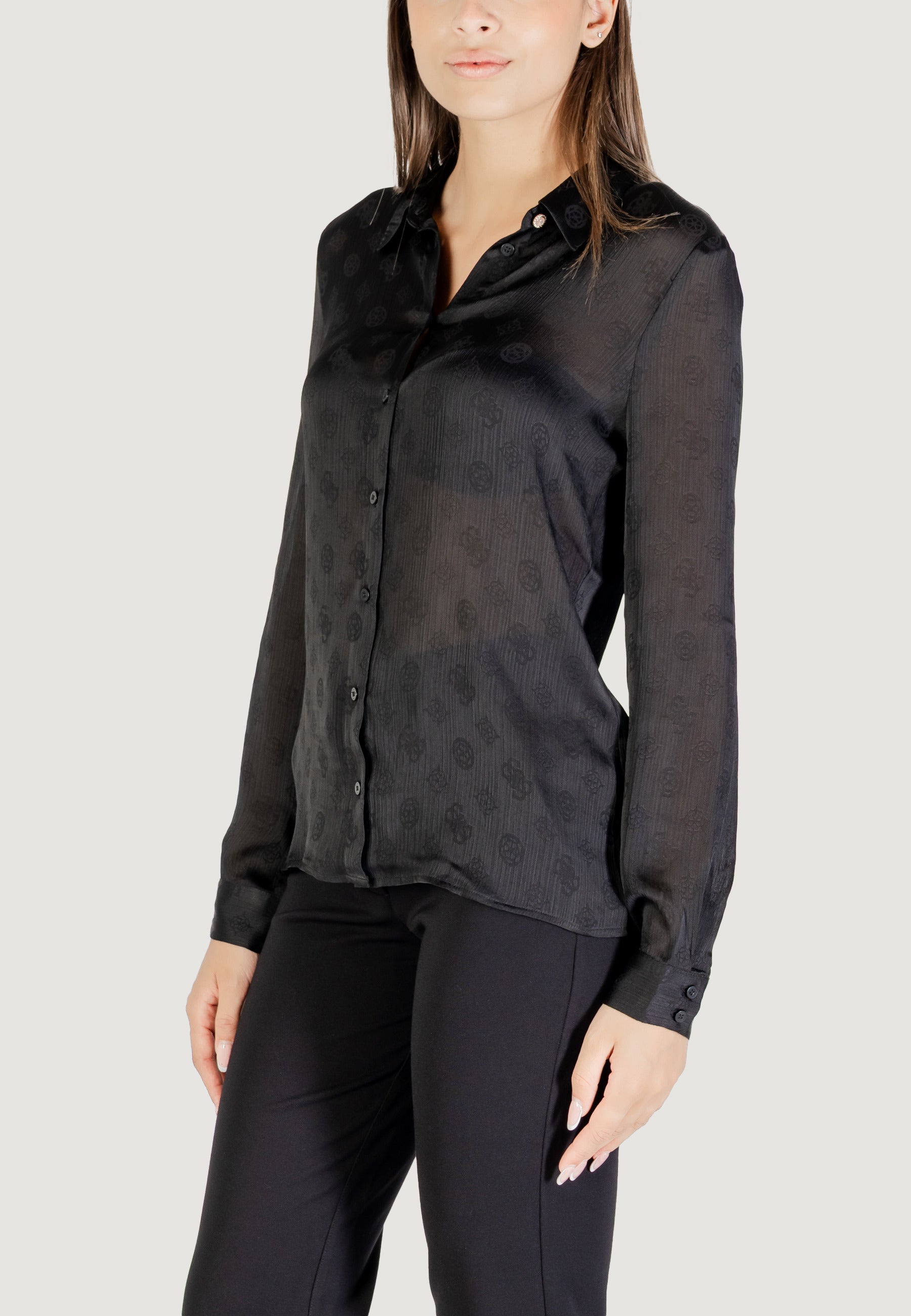 Camicia manica lunga Guess LS MARTHE LOGO SHIRT
