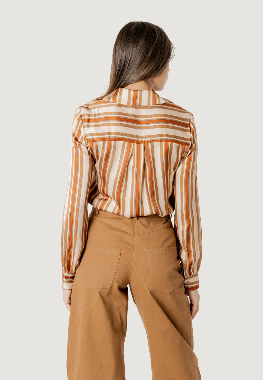 Camicia manica lunga I am MONICA SATIN SHIRT