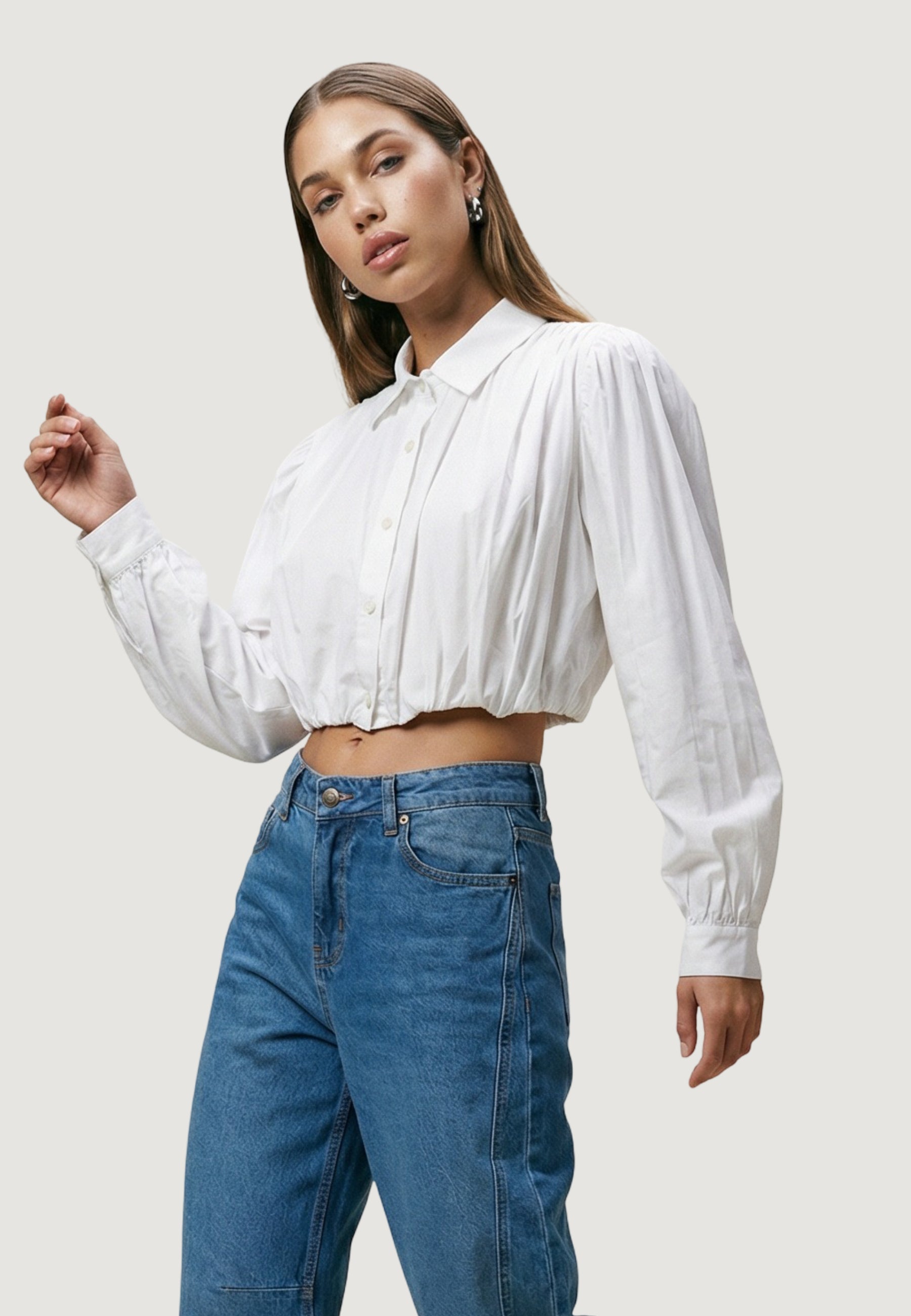 Camicia manica lunga I am Jeans Cotone Elasticizzato