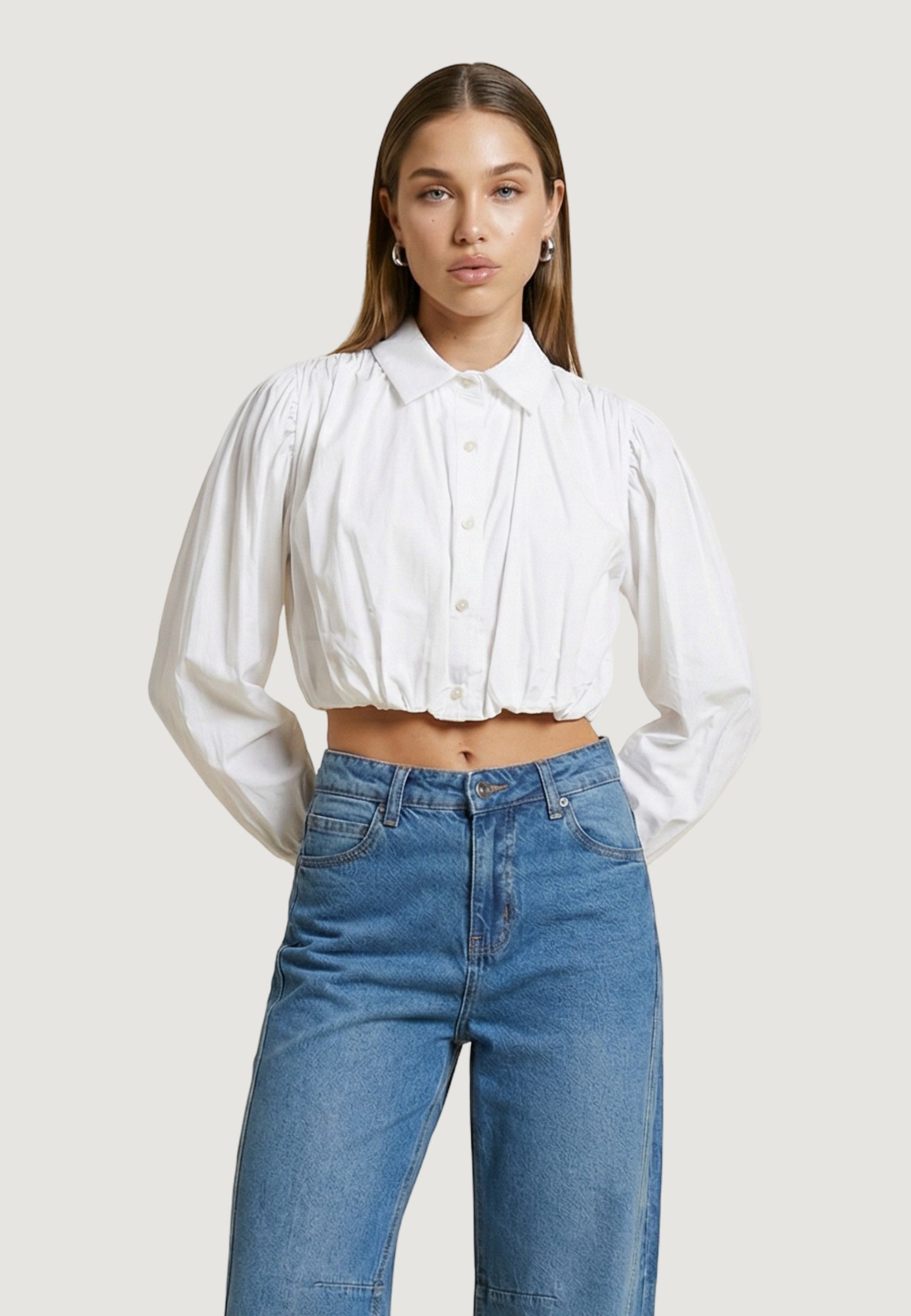 Camicia manica lunga I am Jeans Cotone Elasticizzato