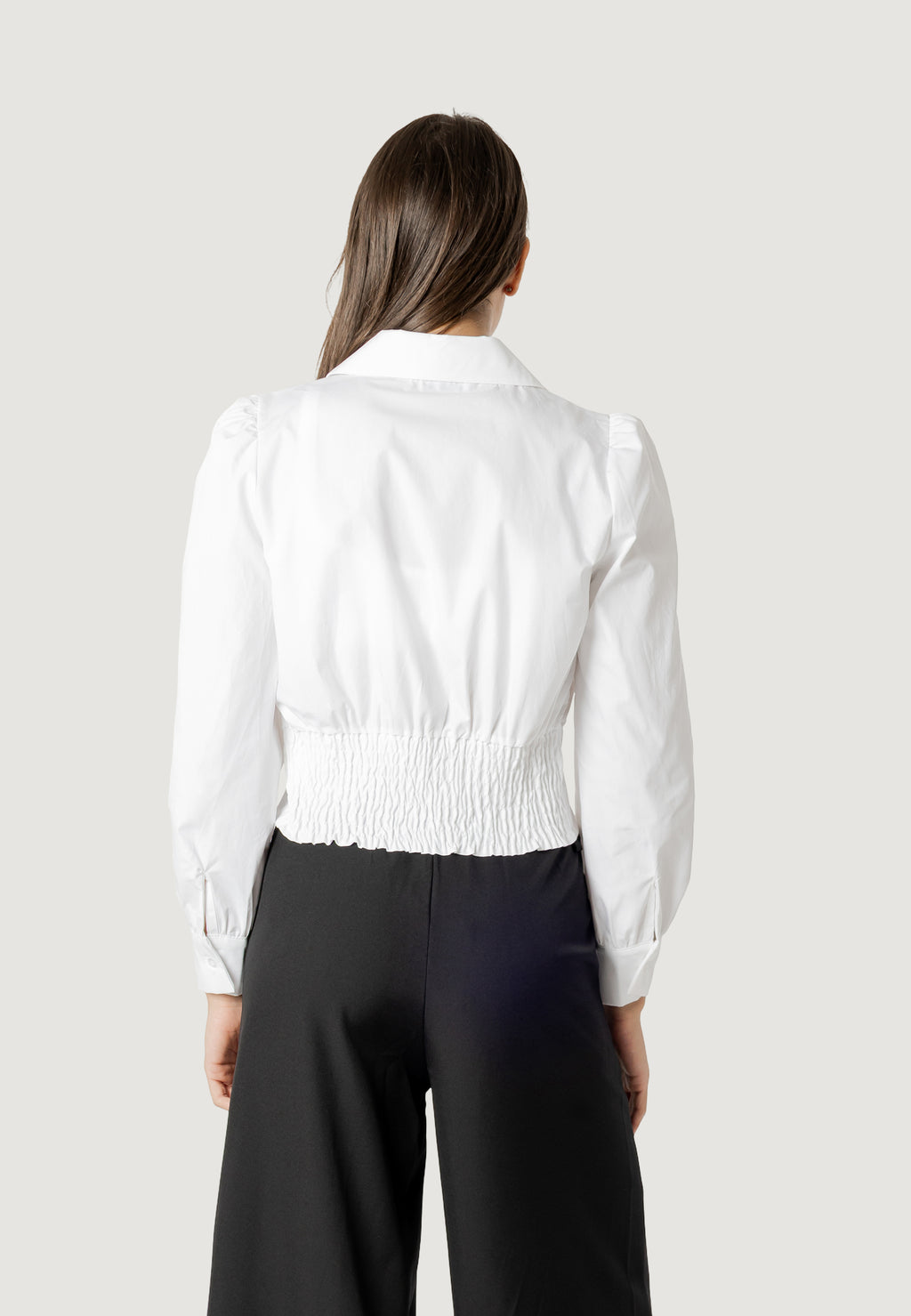 Camicia manica lunga I am Rita bow jewel shirt