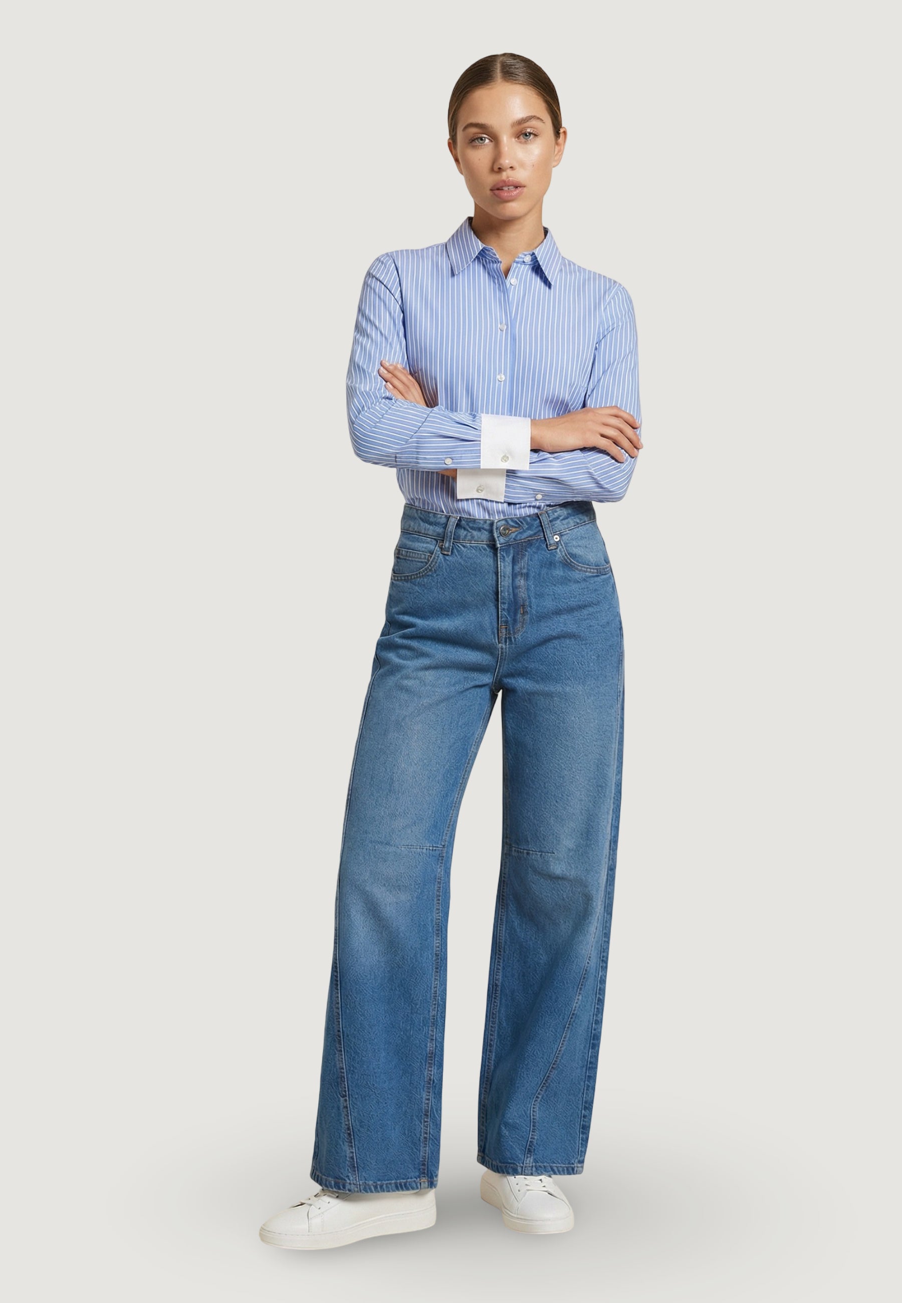 Camicia manica lunga I am Camicia Cotone Righe