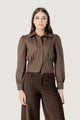 Camicia manica lunga I am Rita bow jewel shirt