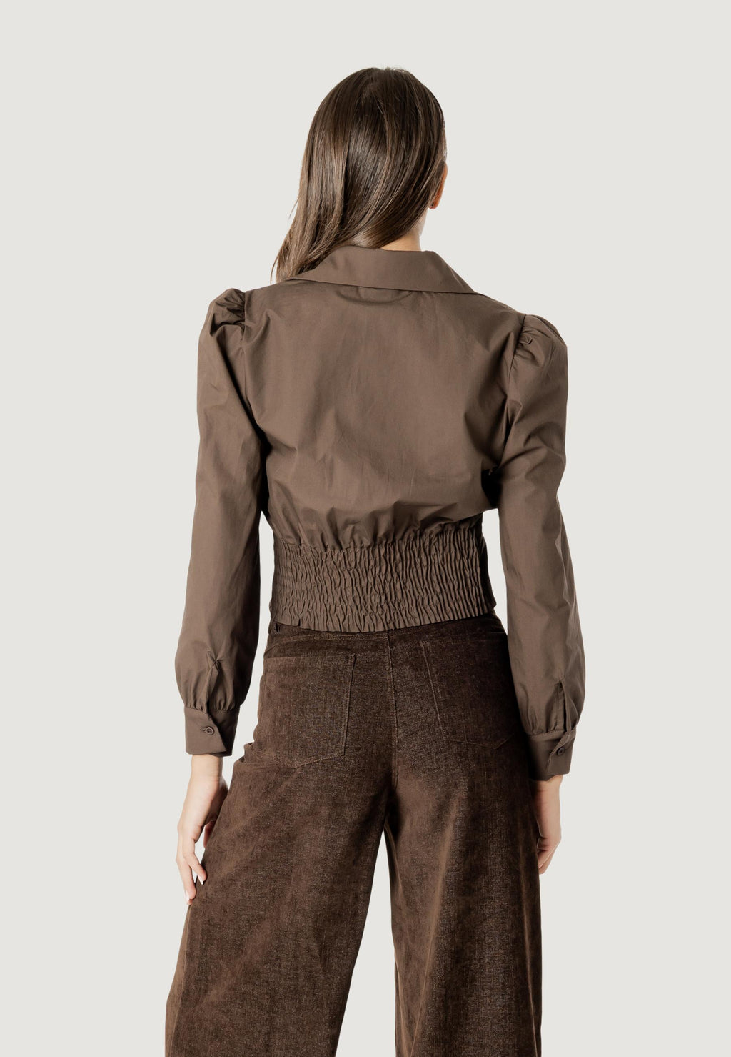 Camicia manica lunga I am Rita bow jewel shirt