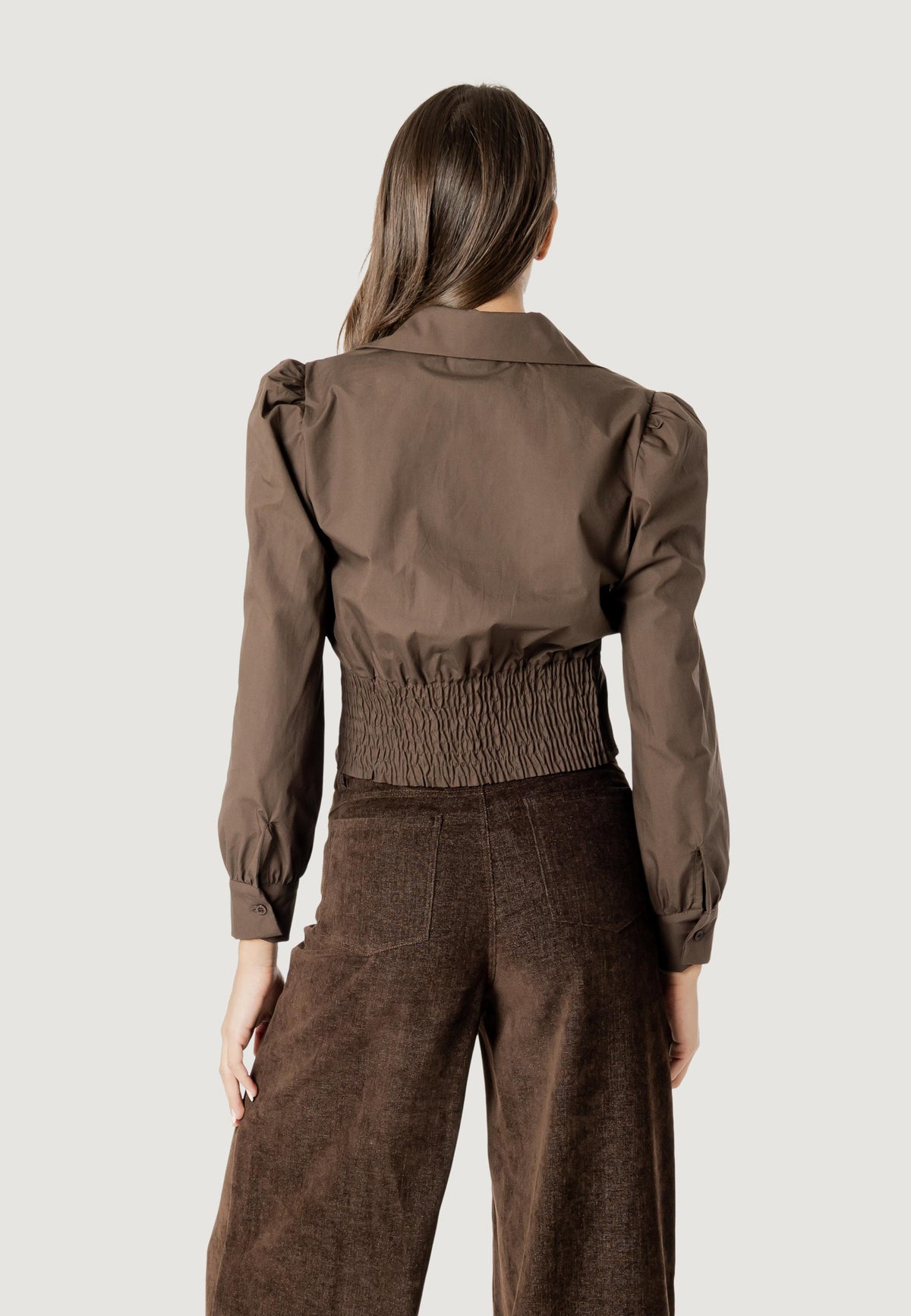 Camicia manica lunga I am Rita bow jewel shirt