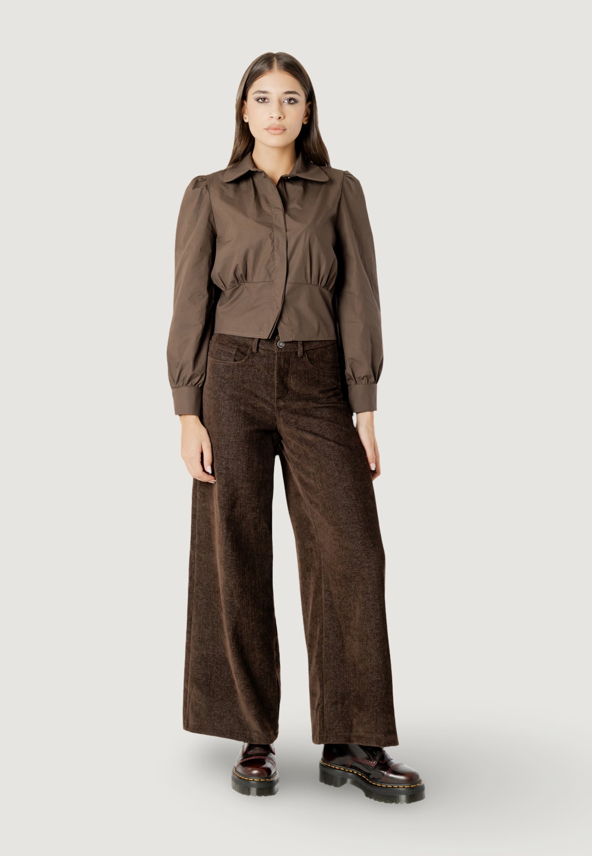 Camicia manica lunga I am Rita bow jewel shirt