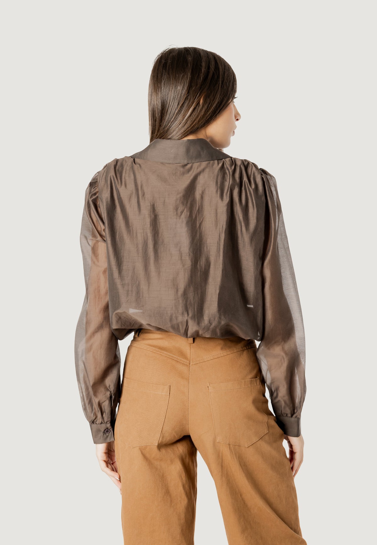 Camicia manica lunga I am SIMONA BALLON VOILE SHIRT
