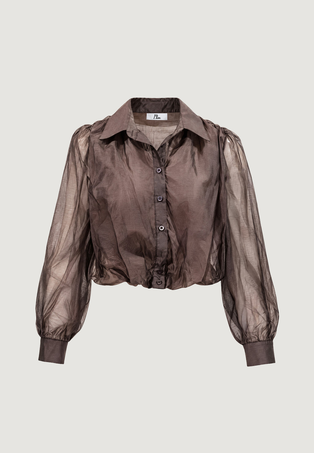 Camicia manica lunga I am SIMONA BALLON VOILE SHIRT