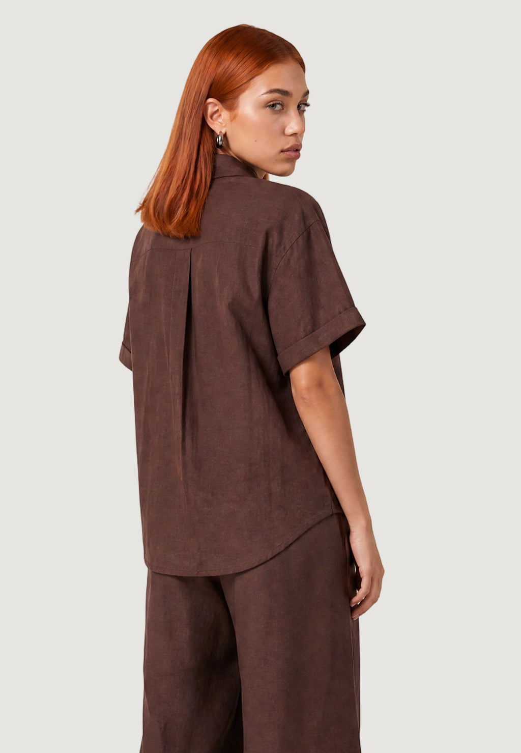 Camicia manica lunga I am Camicia Lino Maniche Ampie