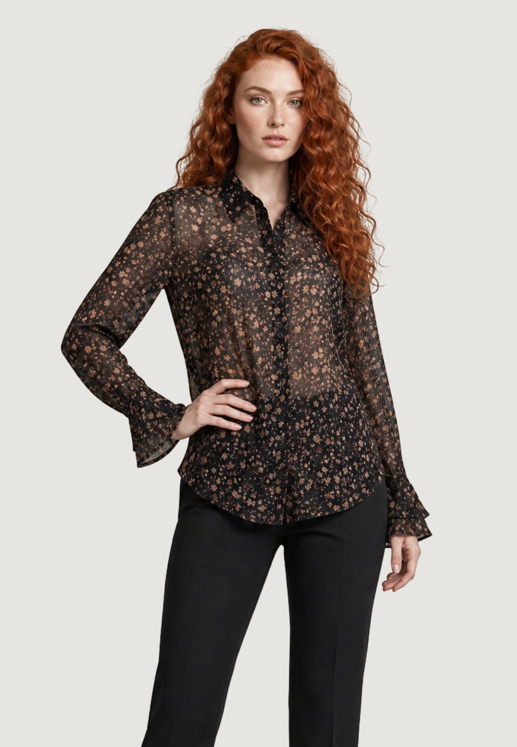 Camicia manica lunga I am Camicia Trasparente
