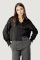Camicia manica lunga I am elisa lace cuff viscose satin shirt