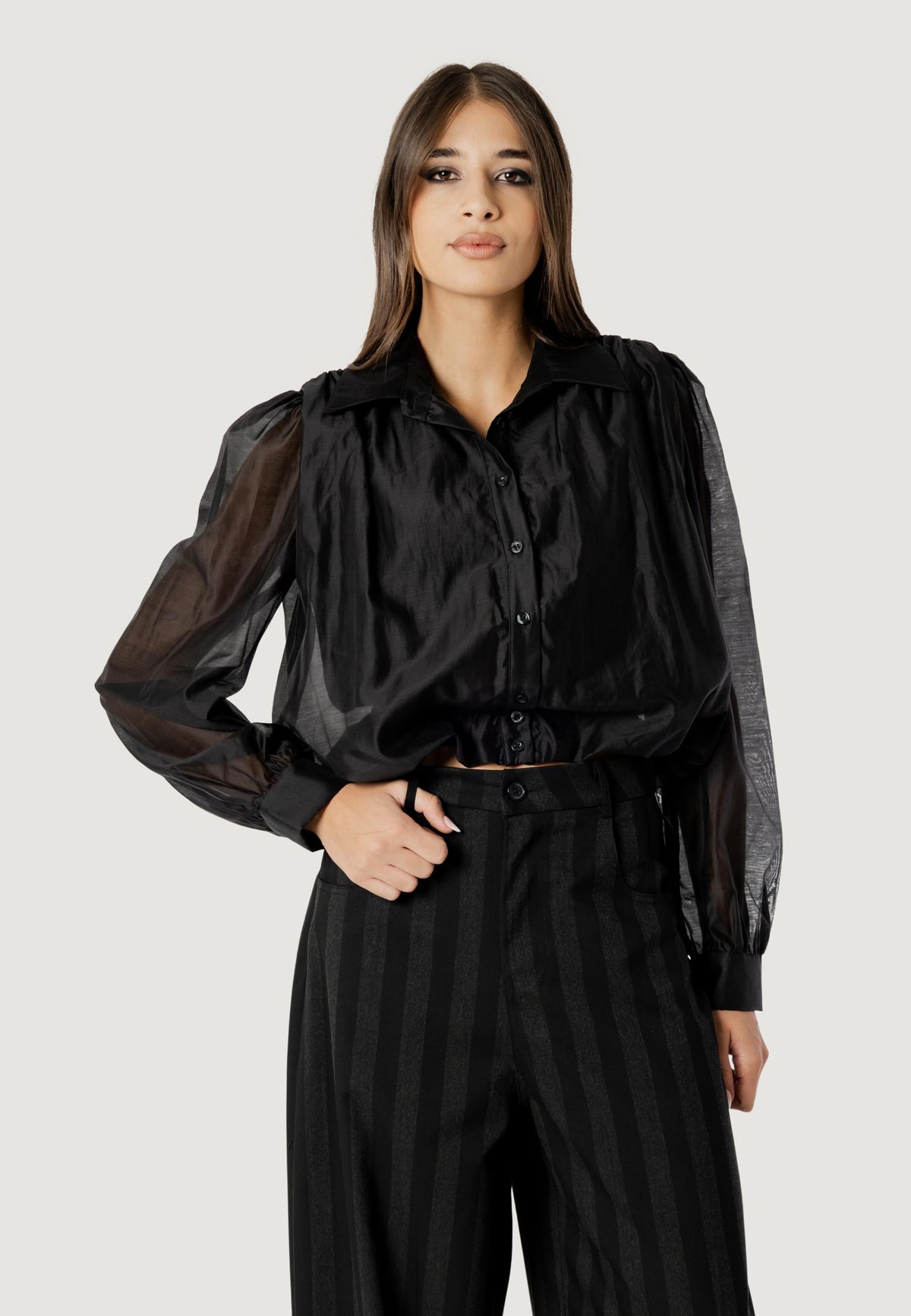 Camicia manica lunga I am SIMONA BALLON VOILE SHIRT