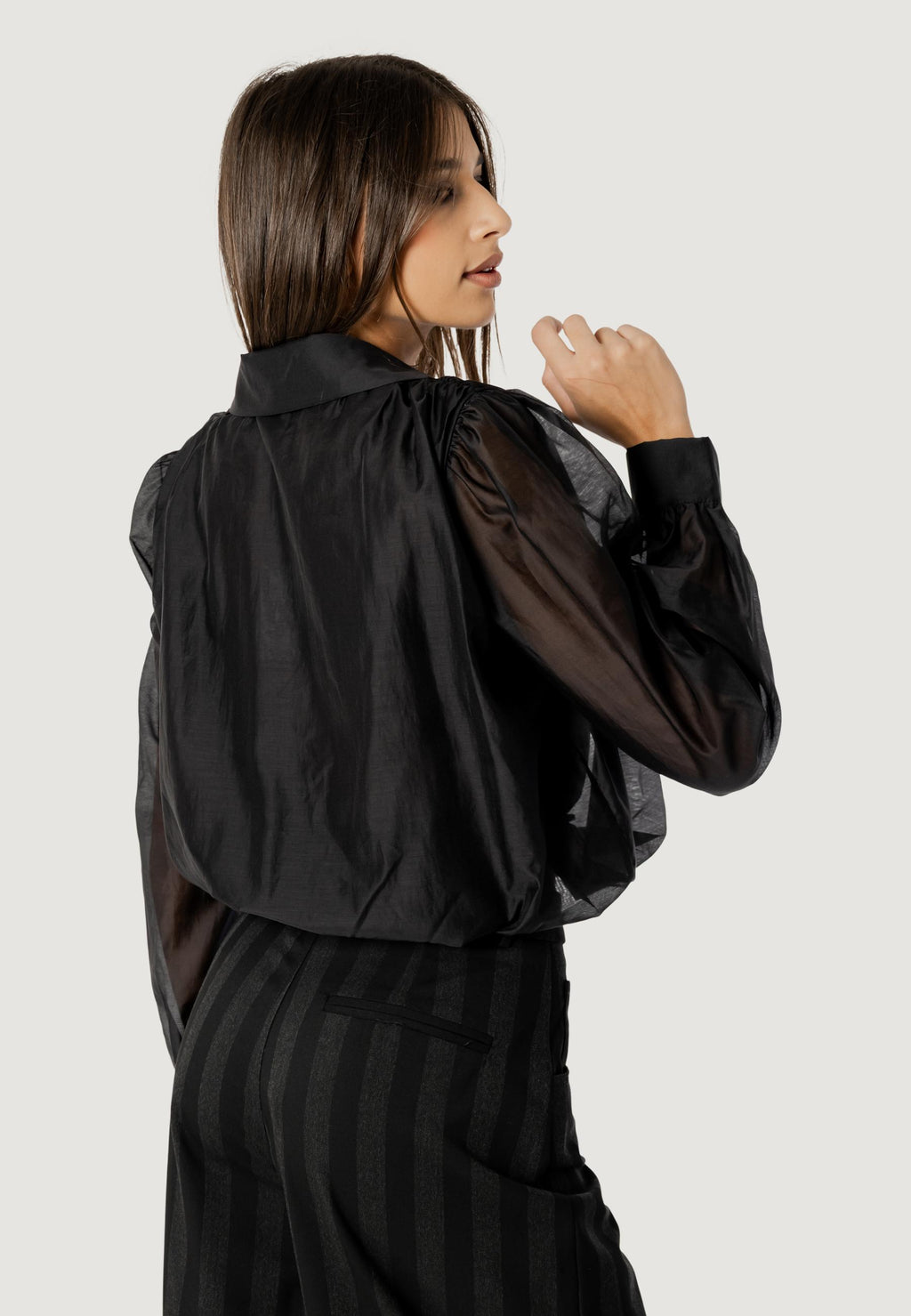 Camicia manica lunga I am SIMONA BALLON VOILE SHIRT