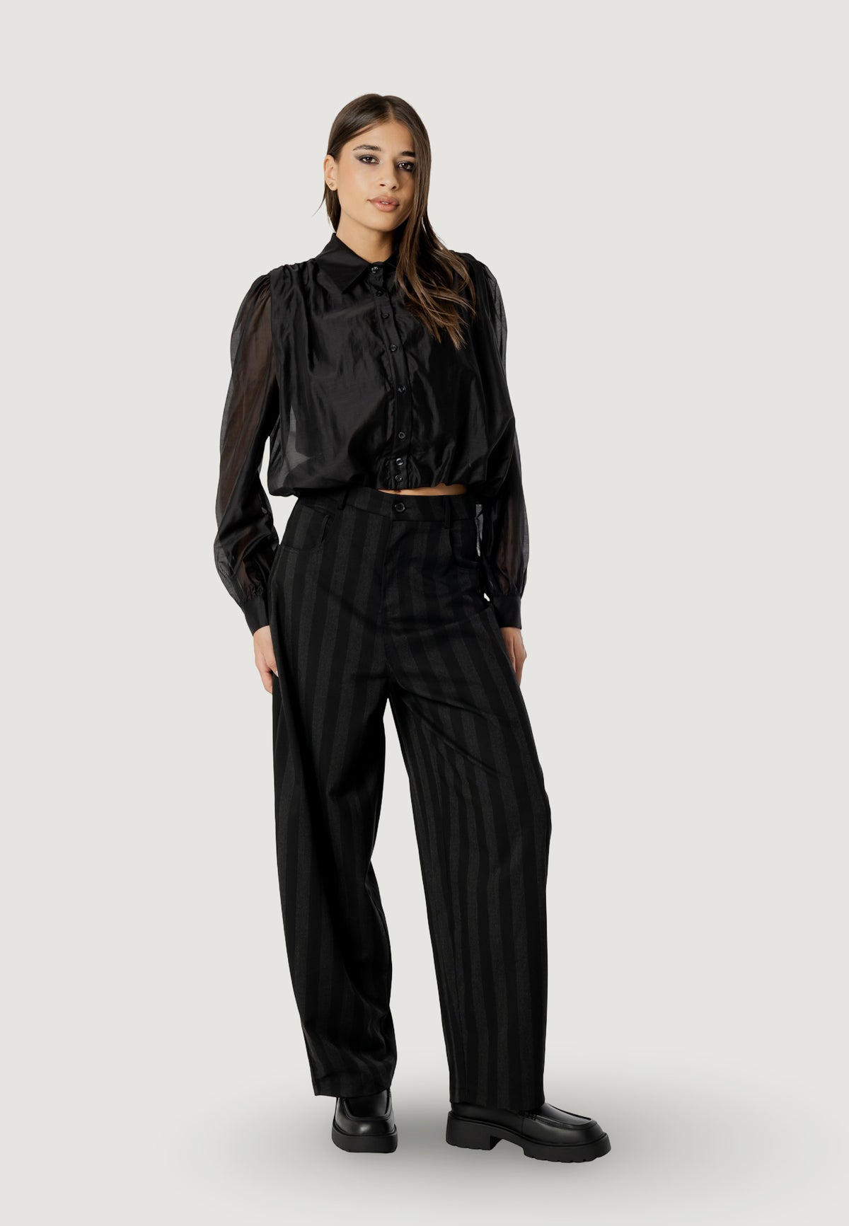 Camicia manica lunga I am SIMONA BALLON VOILE SHIRT