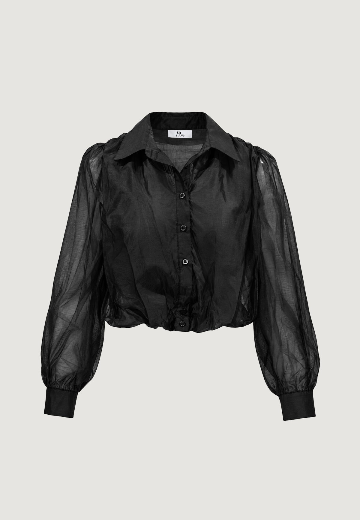 Camicia manica lunga I am SIMONA BALLON VOILE SHIRT