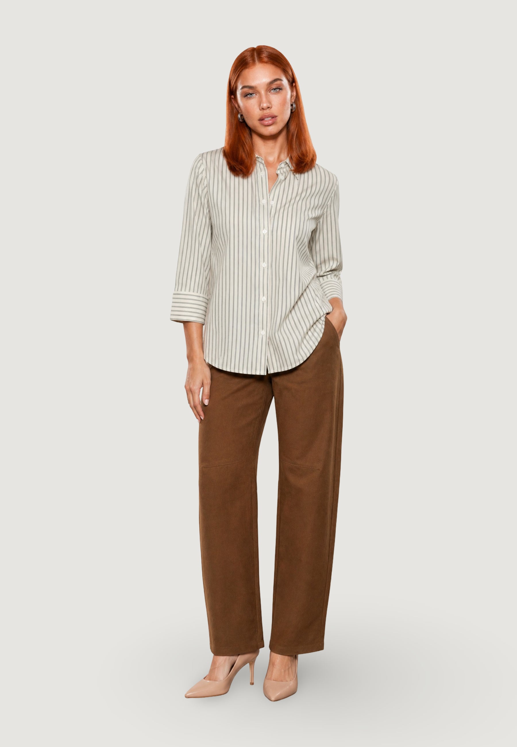 Camicia manica lunga I am Camicia Cotone Righe